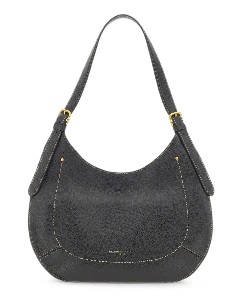 Gianni Chiarini Gabry contrast-stitching shoulder bag - Schwarz Schwarz