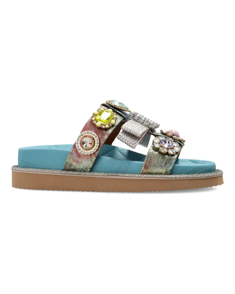 Kurt Geiger Ornate Orson jewel-embellished sandals - Blau Blau