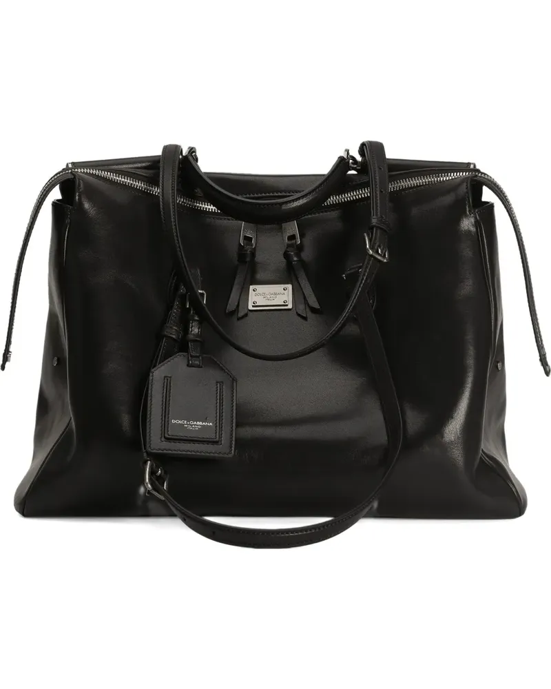 Dolce & Gabbana Vittoria Schultertasche - Schwarz Schwarz