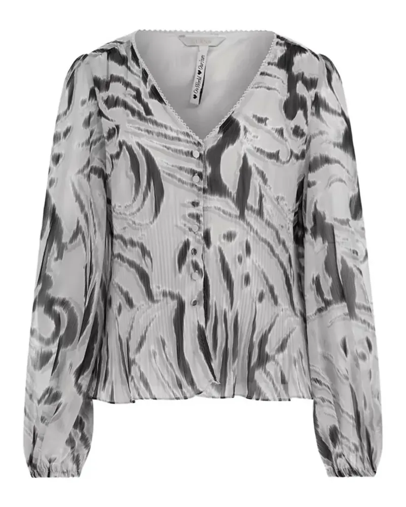 Guess Yvette pleated blouse - Grau Grau