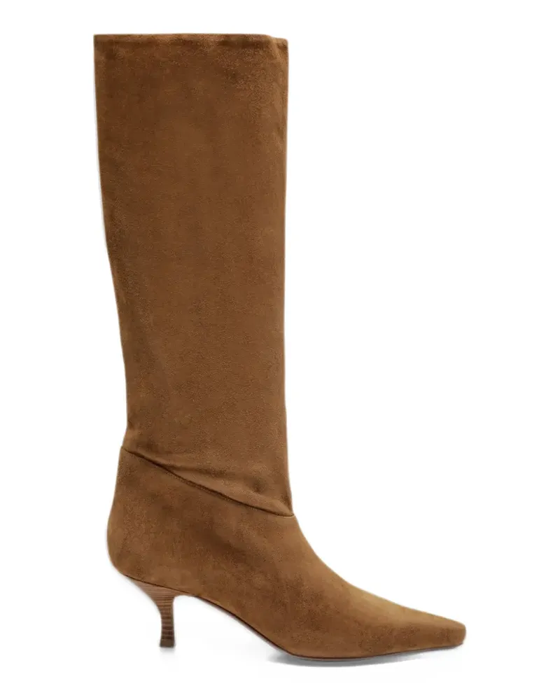 Paris Texas Rose suede boots - Braun Braun