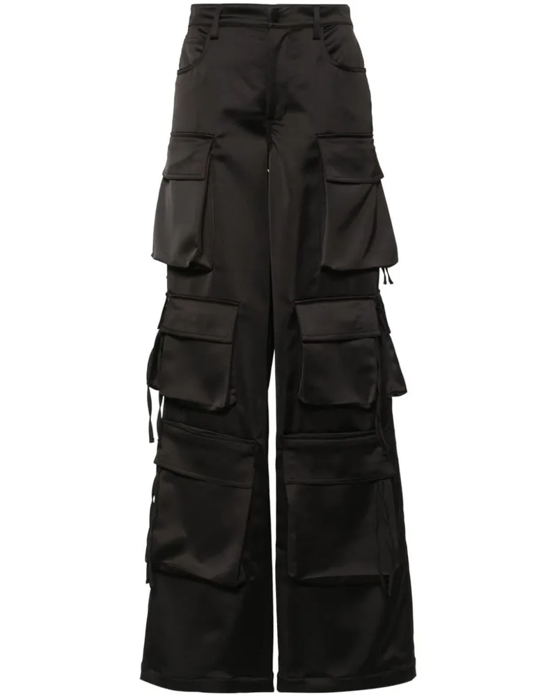 Giuseppe di Morabito Cargohose mit geradem Bein - Schwarz Schwarz