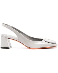 Santoni Pumps mit Slingback-Riemen 60mm Grau