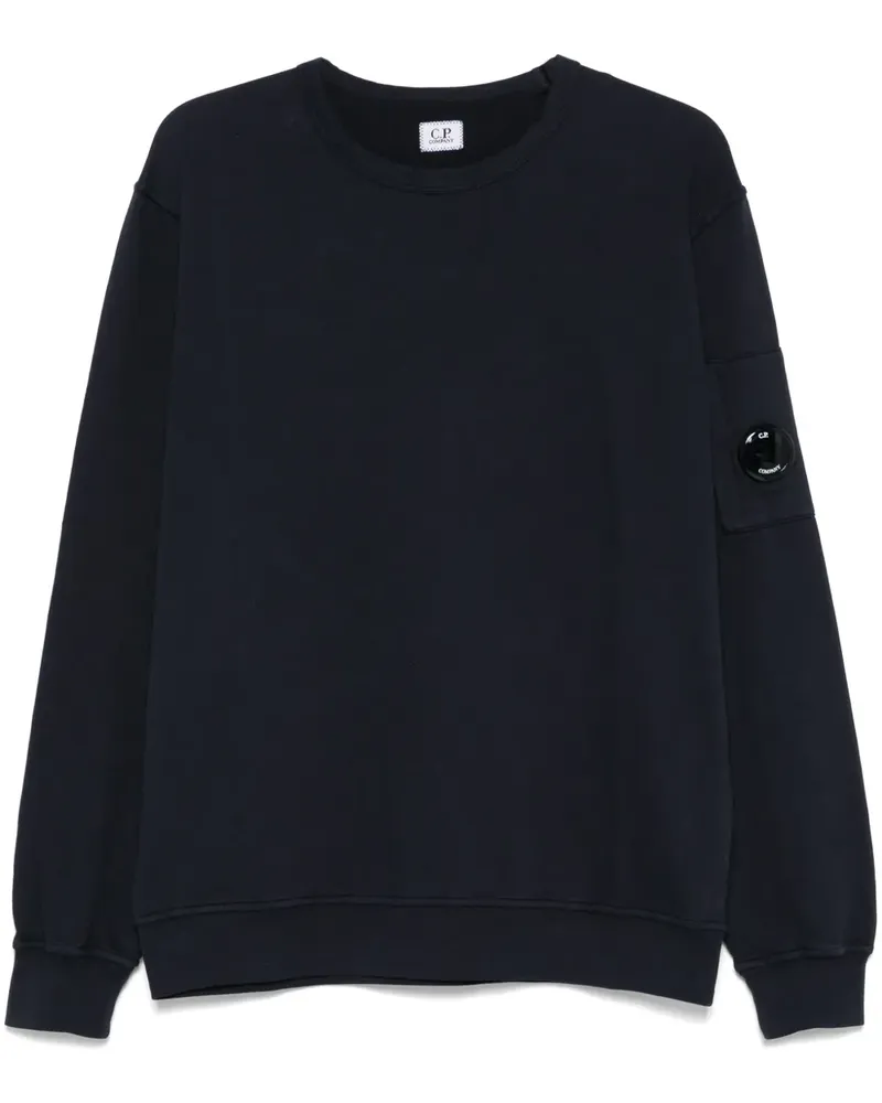 C.P. Company Sweatshirt mit Linsen-Detail - Blau Blau