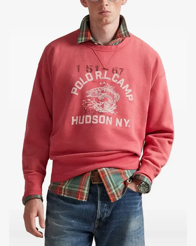 Ralph Lauren Vintage fleece sweatshirt - Rot Rot