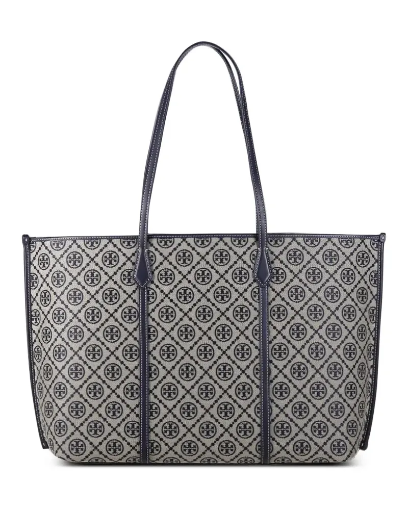 Tory Burch Perry Tote Bag mit T-Monogramm - Blau Blau