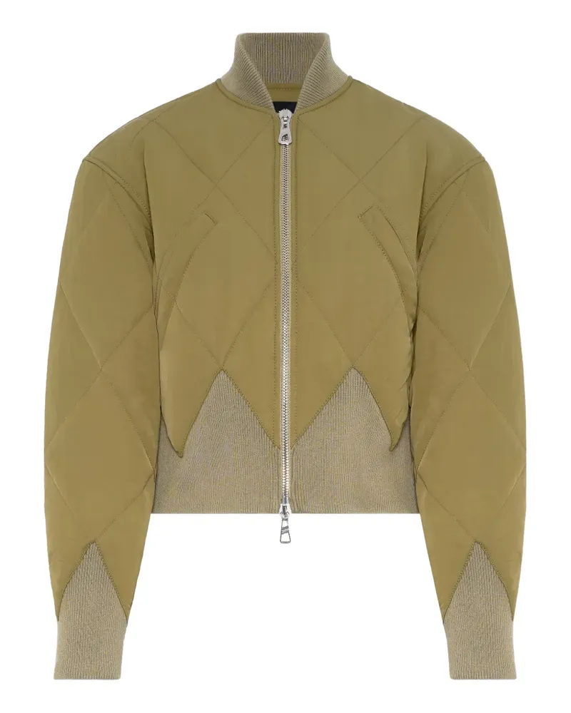 Jean Paul Gaultier Bomberjacke mit Losange-Muster - Grün Grün
