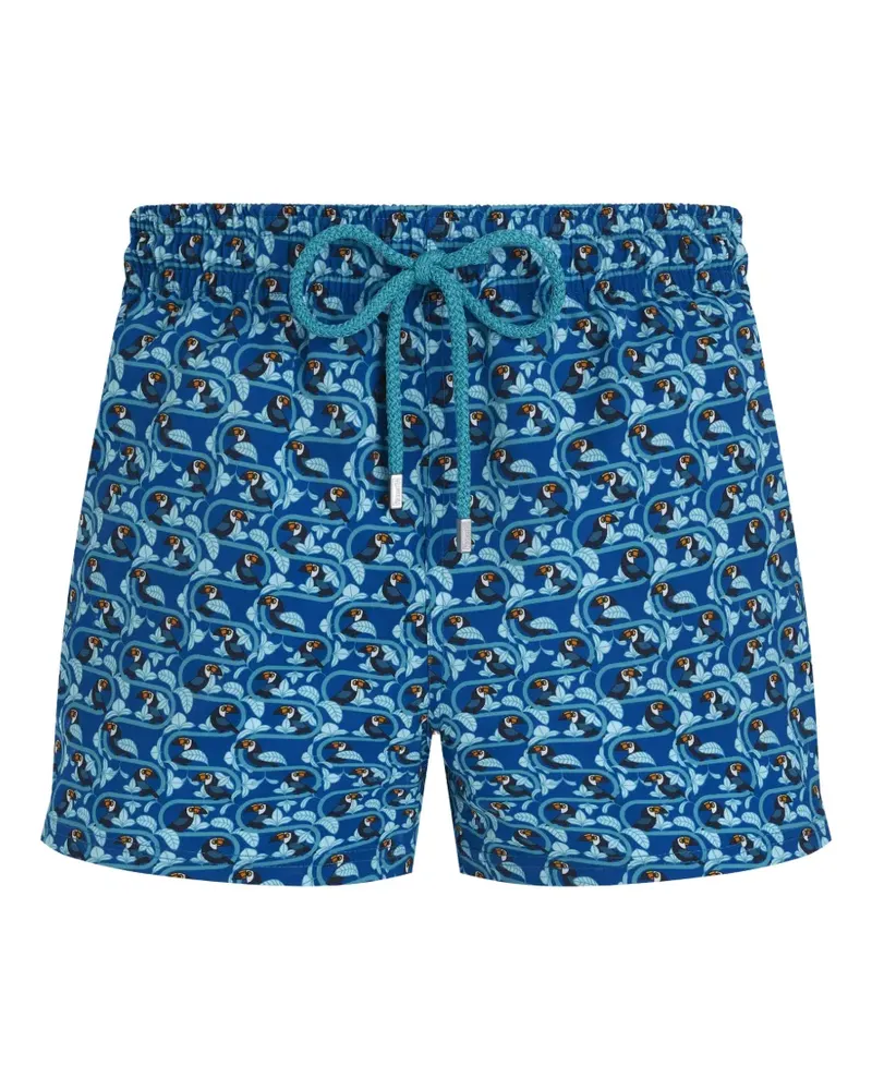 Vilebrequin Toucana Badeshorts mit Print - Blau Blau