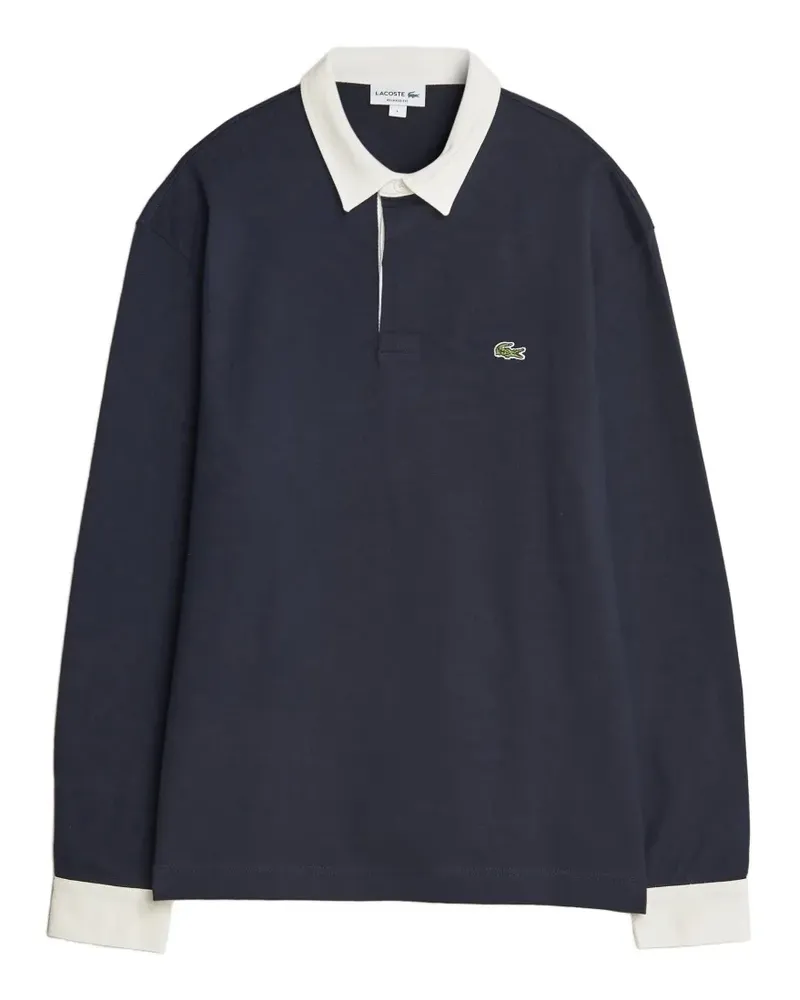 Lacoste Rugby-Poloshirt mit lockerem Schnitt - Blau Blau
