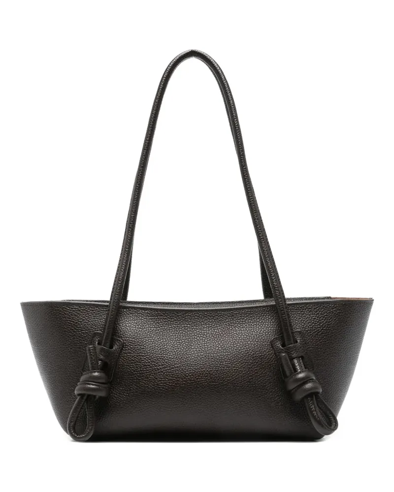 HEREU Fleca Schultertasche mit Knoten - Braun Braun