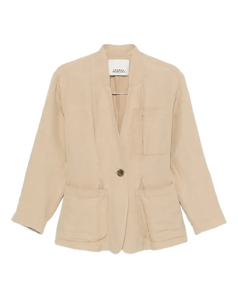 Isabel Marant Soraya single-breasted jacket - Nude Nude