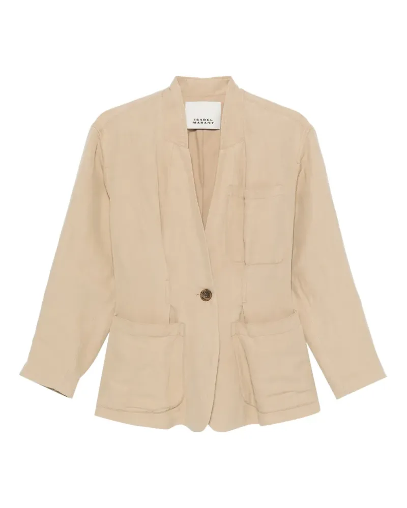 Isabel Marant Soraya single-breasted jacket - Nude Nude