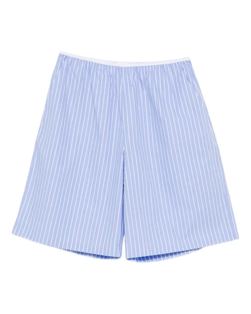 FRANKIE Shop Shorts mit elastischem Bund - Blau Blau