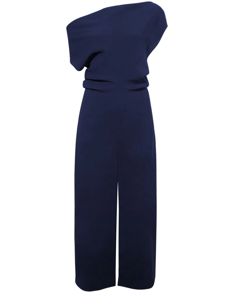 Proenza Schouler Rosa Midikleid - Blau Blau