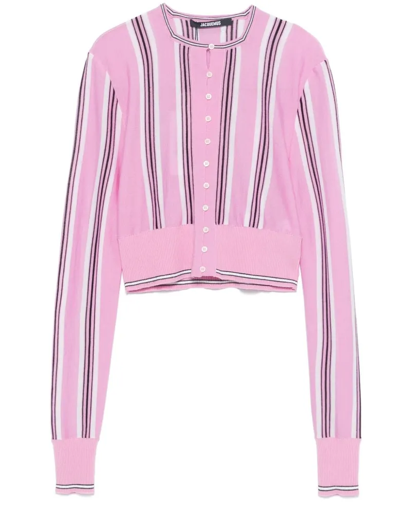 Jacquemus Le Cardigan Spiaggia - Rosa Rosa