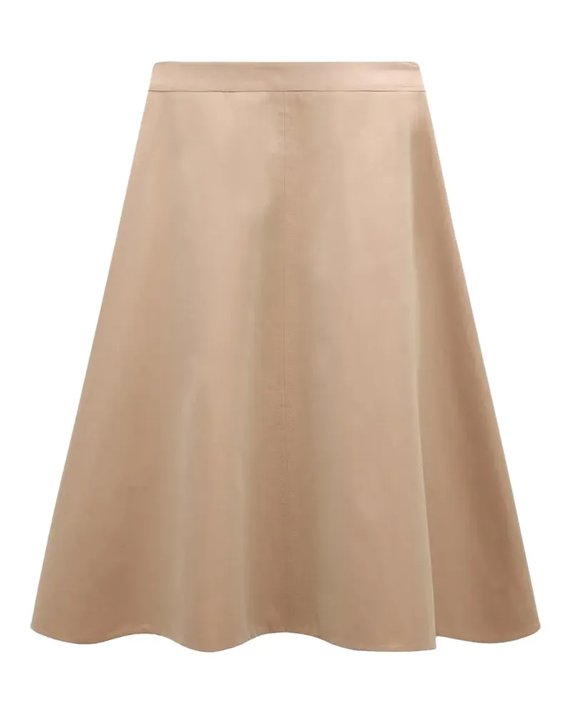 Dorothee Schumacher belted A-line midi skirt - Nude Nude