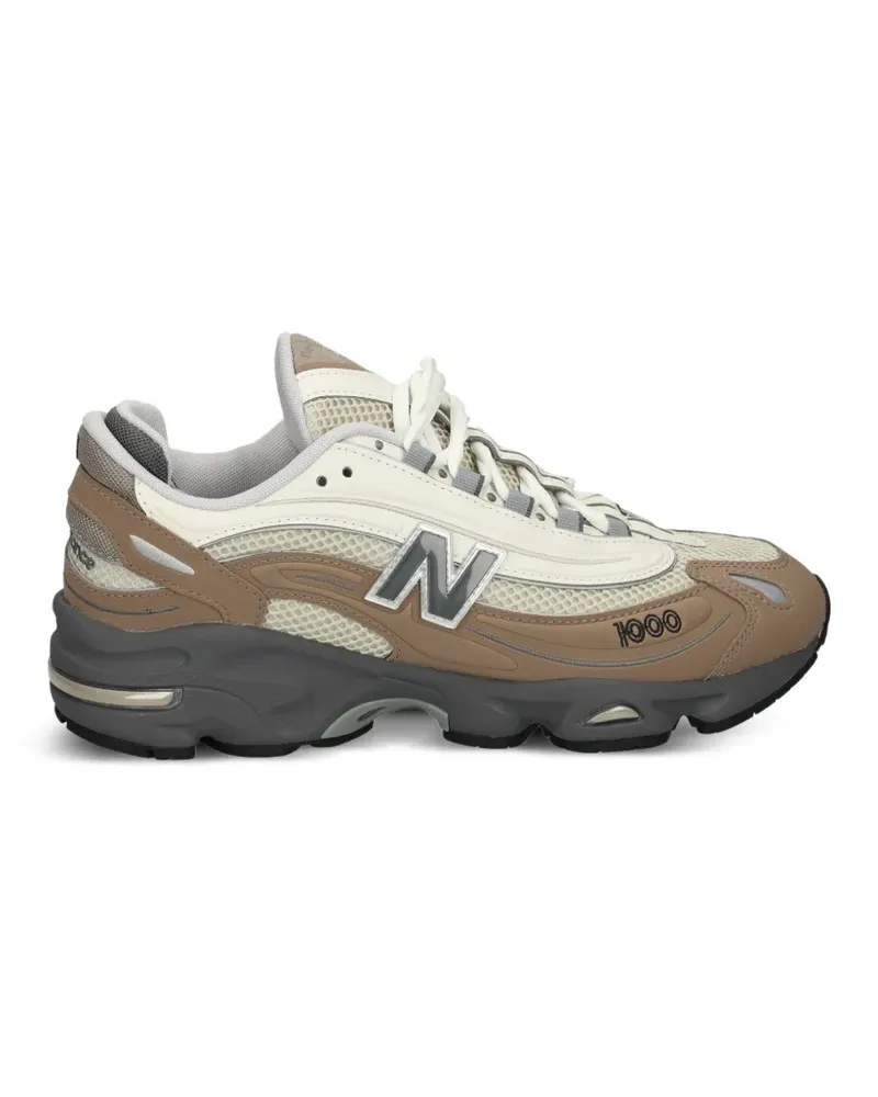 New Balance 1000 Sneakers mit Logo-Detail - Nude Nude