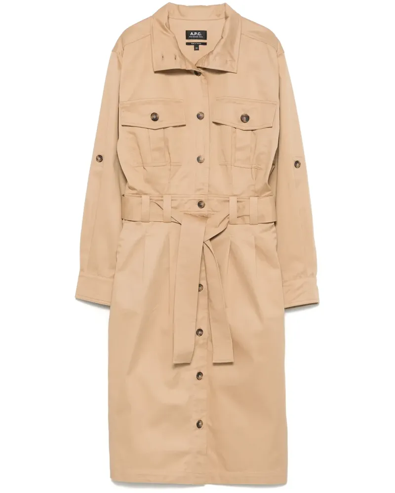 A.P.C. Mireille Midikleid - Nude Nude