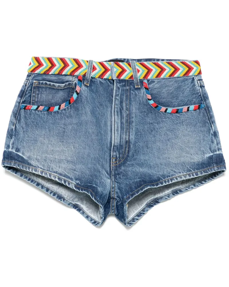 Alanui Memories of the Savannah Shorts - Blau Blau