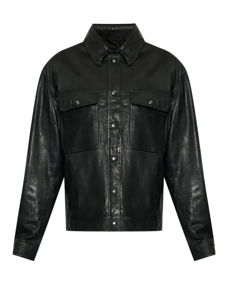 AllSaints Shelton Jacke - Schwarz Schwarz