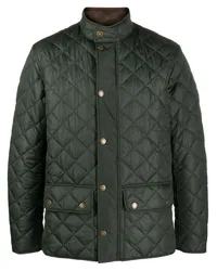 Barbour Gesteppte Jacke mit Knopfleiste Grün