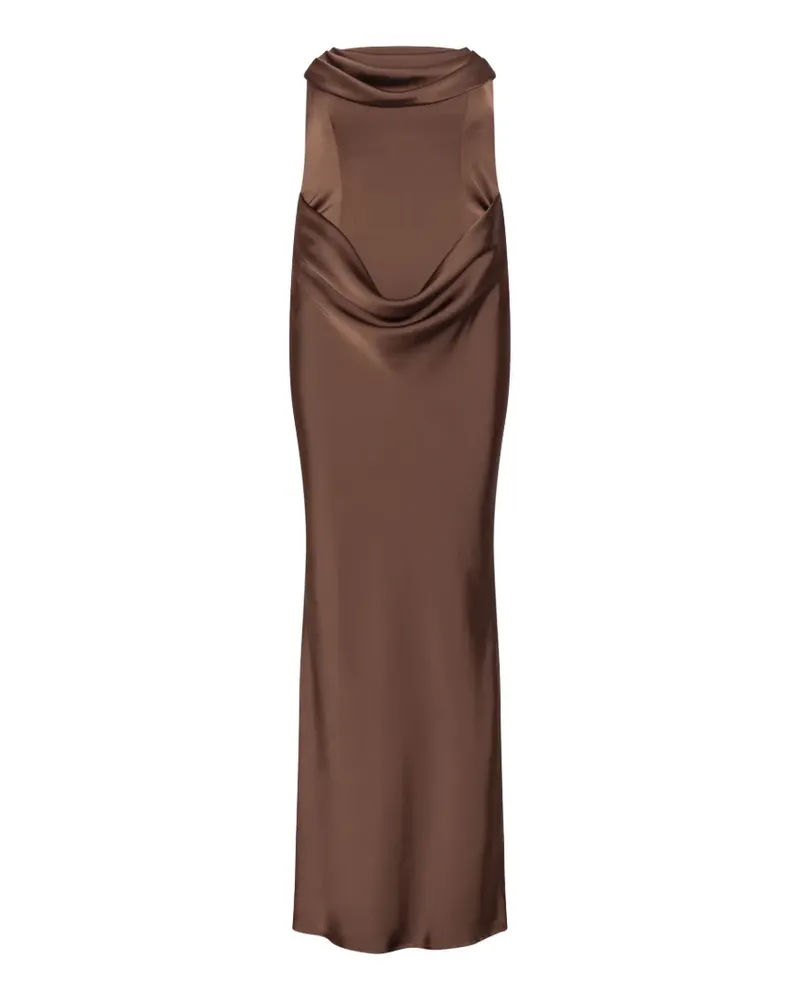 ROTATE Birger Christensen Corsage-Maxikleid - Braun Braun
