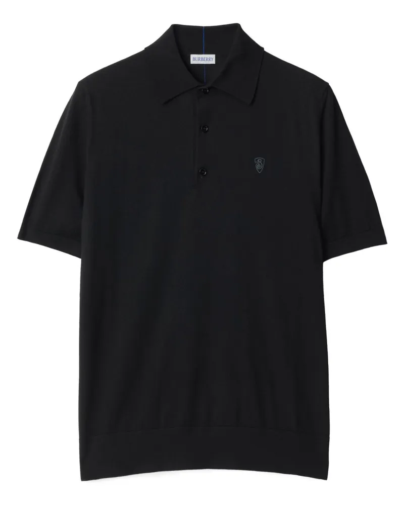 Burberry Klassisches Poloshirt - Schwarz Schwarz