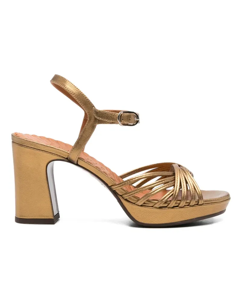 Chie Mihara Keske metallic strappy sandals - Gold Gold