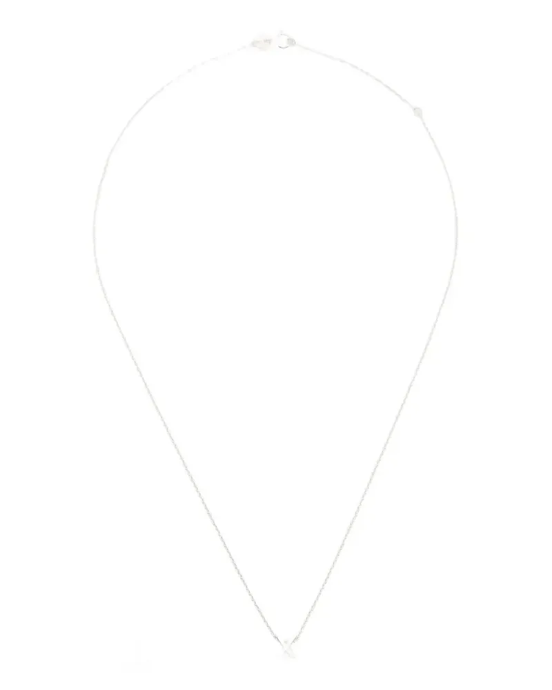Le Gramme alphabet necklace - Silber Silber