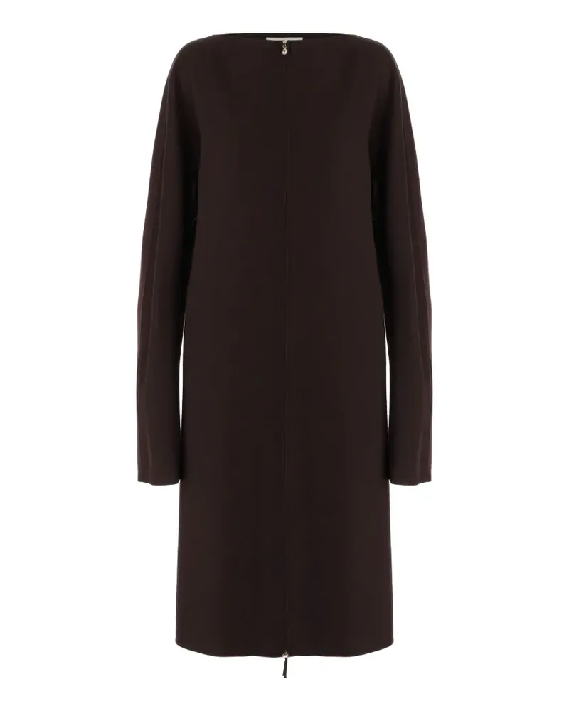 Carven Verziertes Kleid mit Perlen - Braun Braun