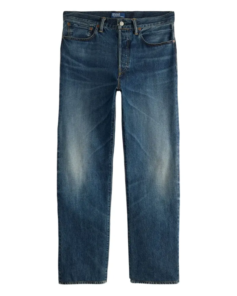 Ralph Lauren Ausgeblichene Straight-Leg-Jeans - Blau Blau