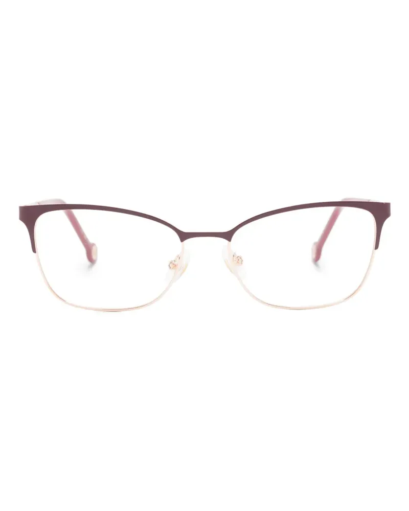 Carolina Herrera New York Brille im Butterfly-Design - Rot Rot