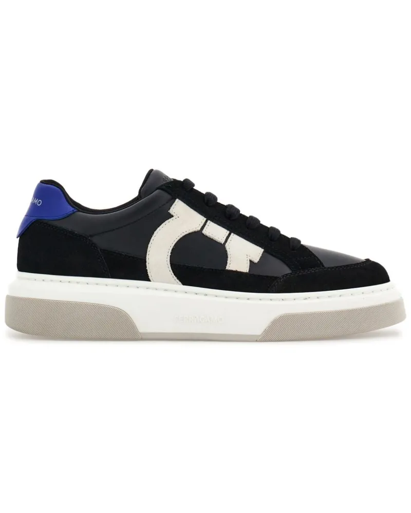 Ferragamo Sneakers mit Gancini-Patch - Mehrfarbig Mehrfarbig