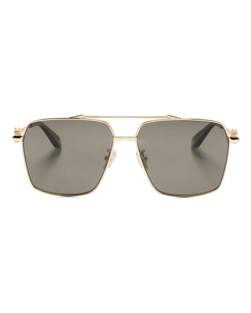 Roberto Cavalli Sonnenbrille mit eckigem Gestell - Gold Gold