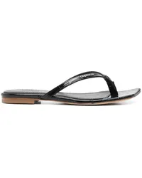 COPERNI Croco Slanted flip-flops Schwarz