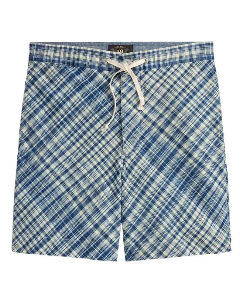 Ralph Lauren Karierte Shorts - Blau Blau