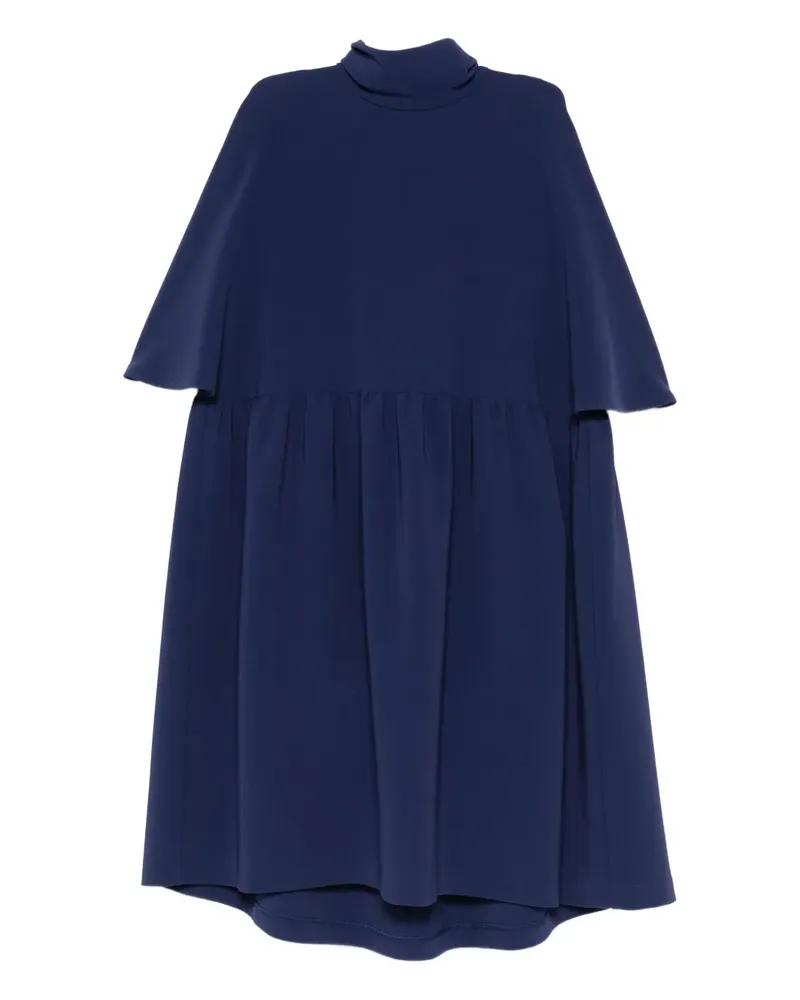 Talbot Runhof Kleid mit Rollkragen - Blau Blau