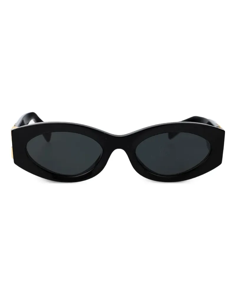Miu Miu oval-frame sunglasses - Schwarz Schwarz