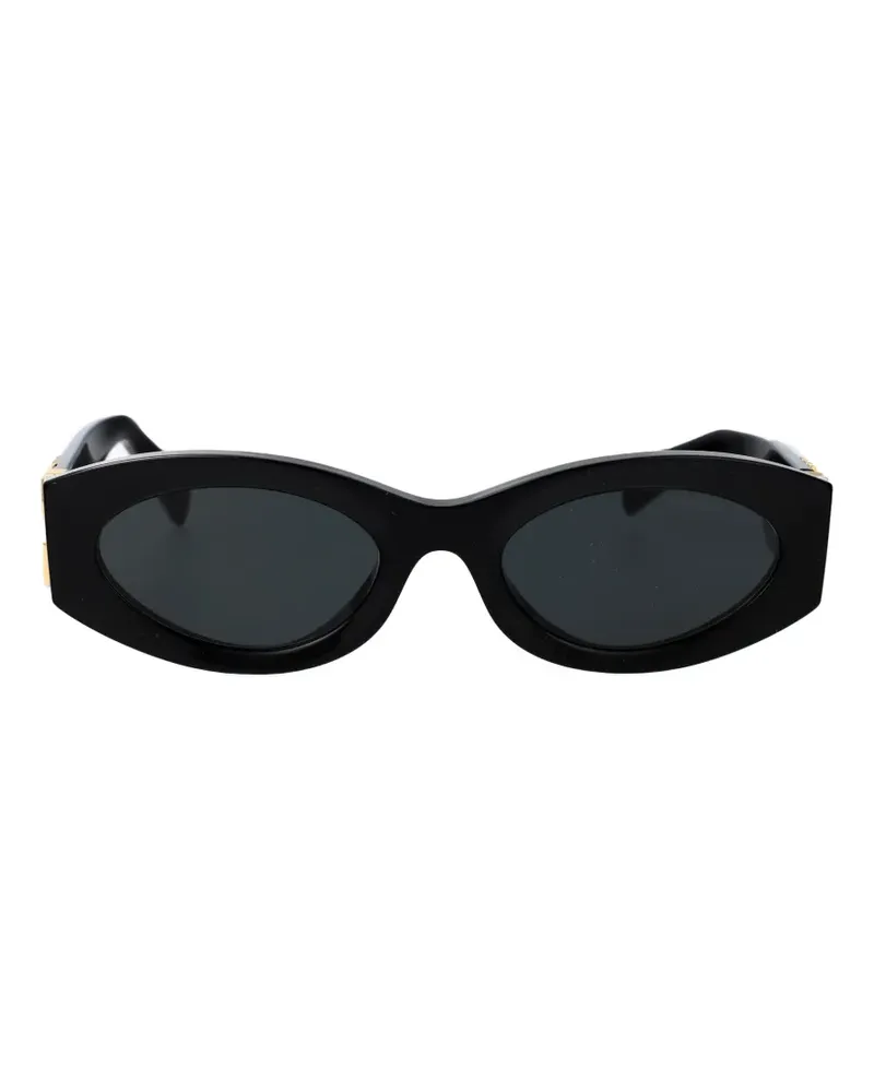 Miu Miu oval-frame sunglasses - Schwarz Schwarz