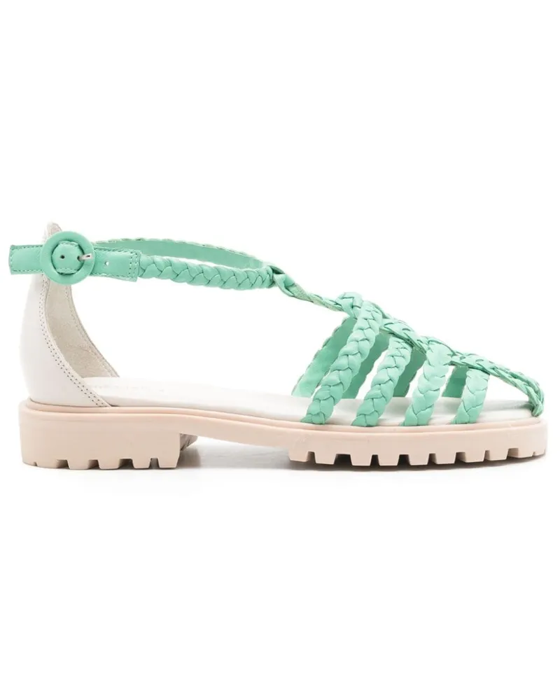 Sarah Chofakian Flanner Sandalen - Grün Grün