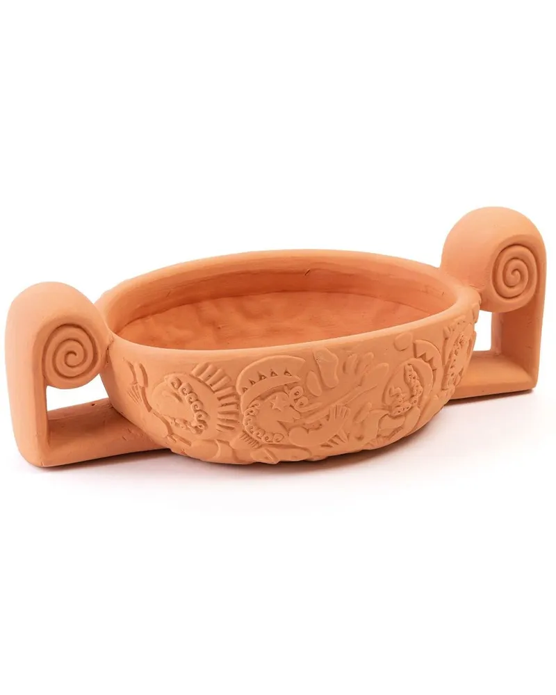 Seletti Magna Graecia Terracotta Vase - Orange Orange