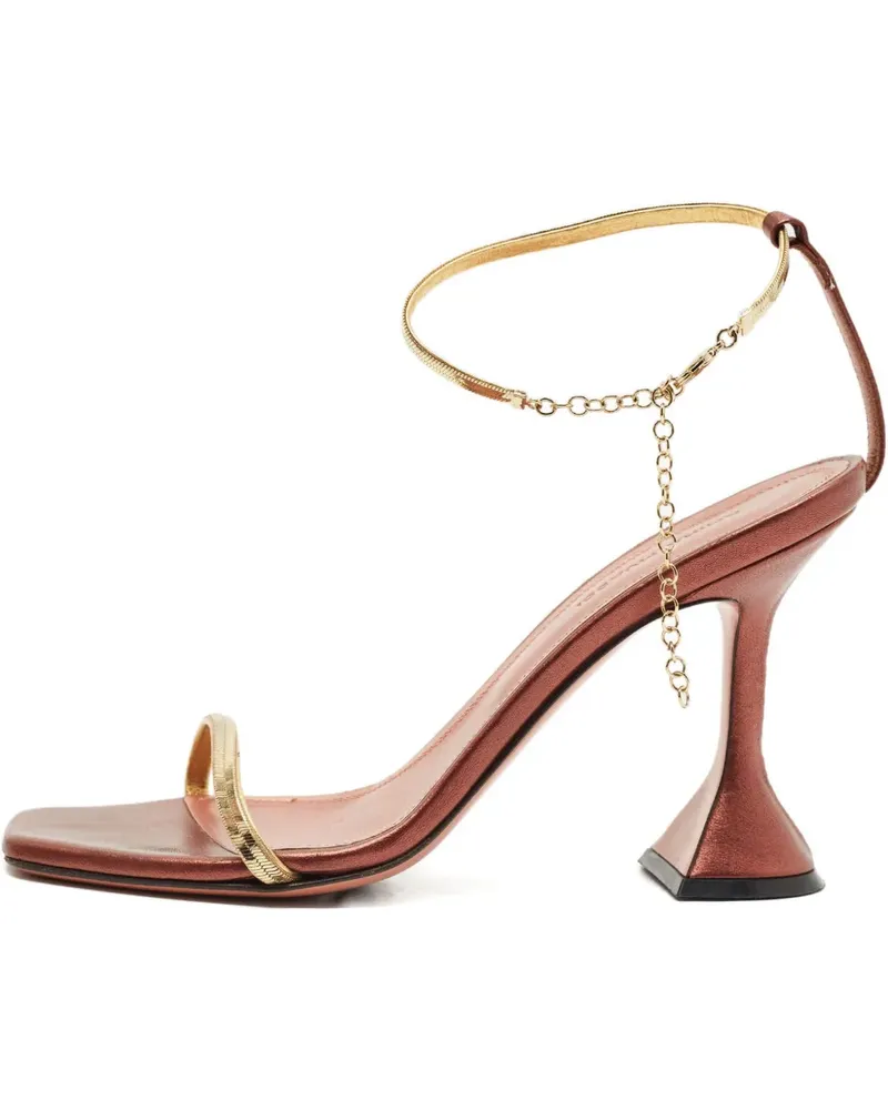 Amina Muaddi Pre-owned Sandalen mit Absatz 95mm - Gelb Gelb