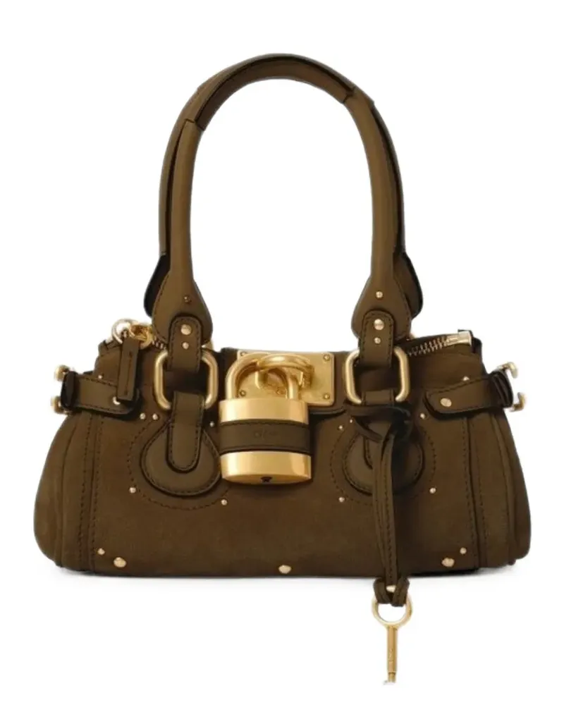 Chloé Kleine Paddington Schultertasche - Braun Braun