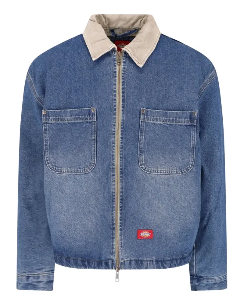 Dickies corduroy-collar denim jacket - Blau Blau