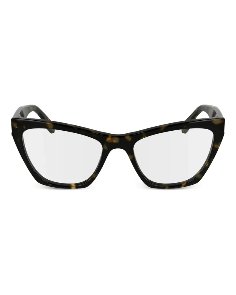 Karl Lagerfeld Brille im Cat-Eye-Design - Braun Braun