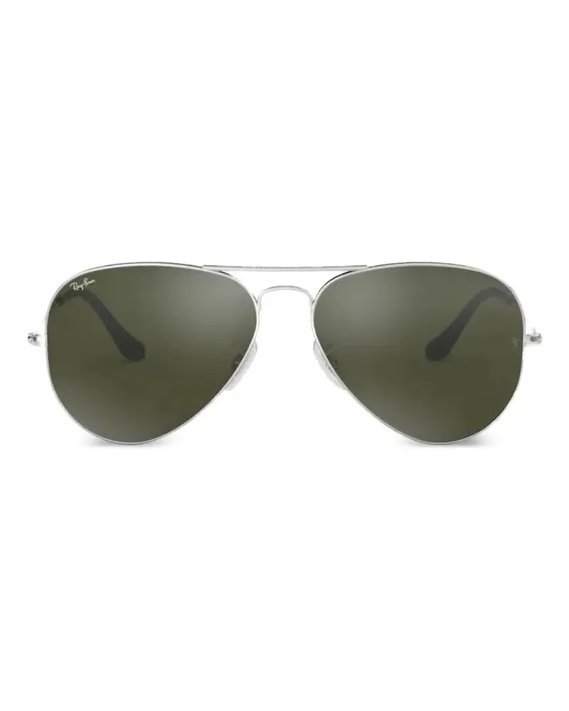 Ray Ban Aviator mirrored sunglasses - Silber Silber