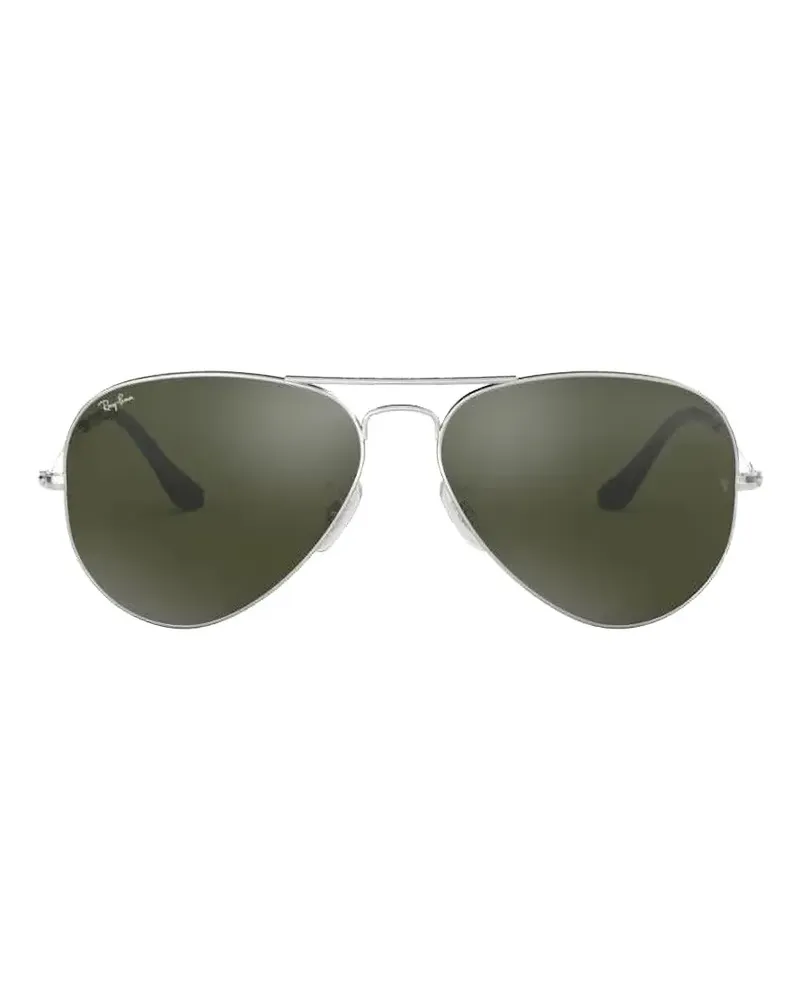 Ray Ban Aviator mirrored sunglasses - Silber Silber