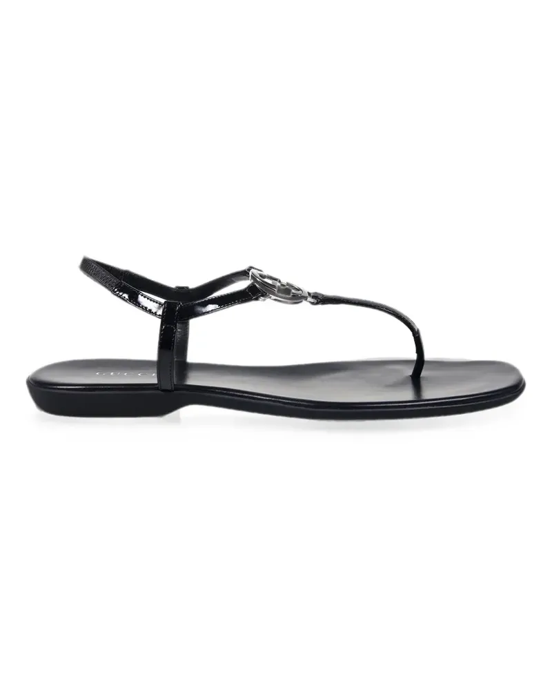 Gucci Interlocking G thong sandals - Schwarz Schwarz