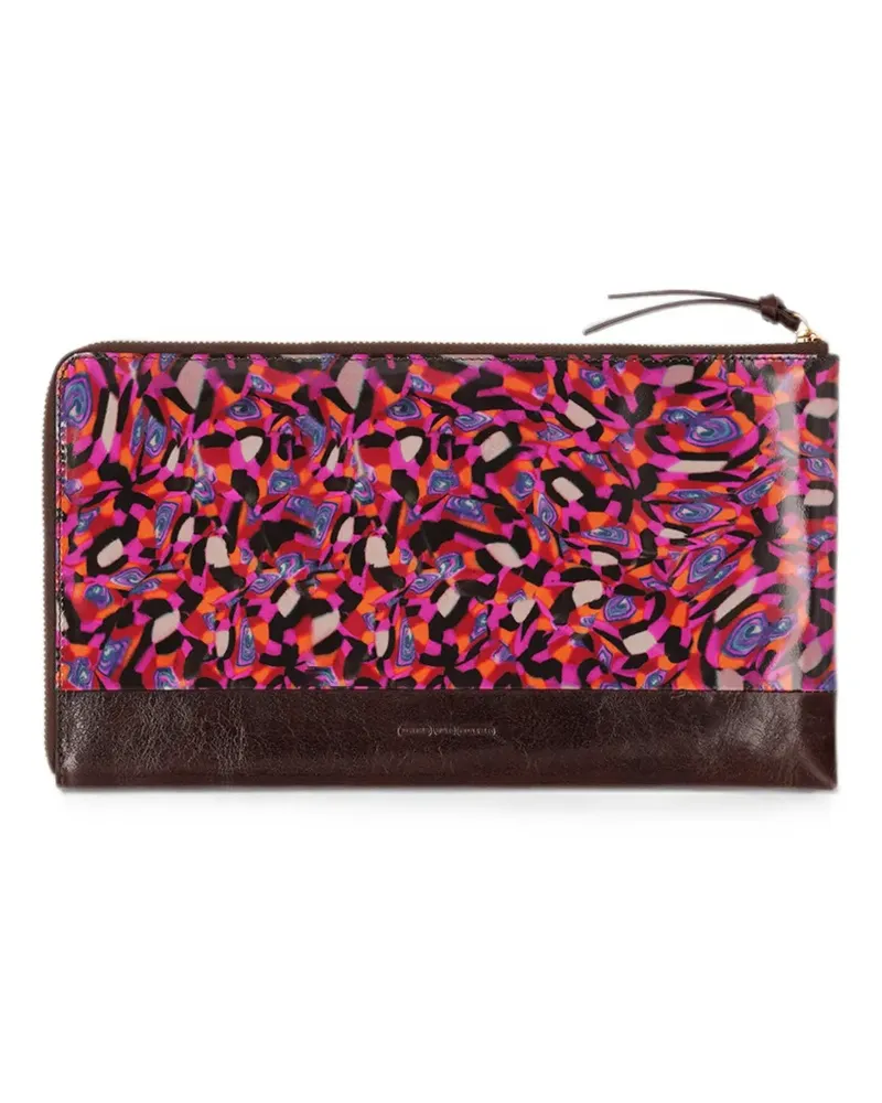 Dries van Noten large leather wallet - Rosa Rosa