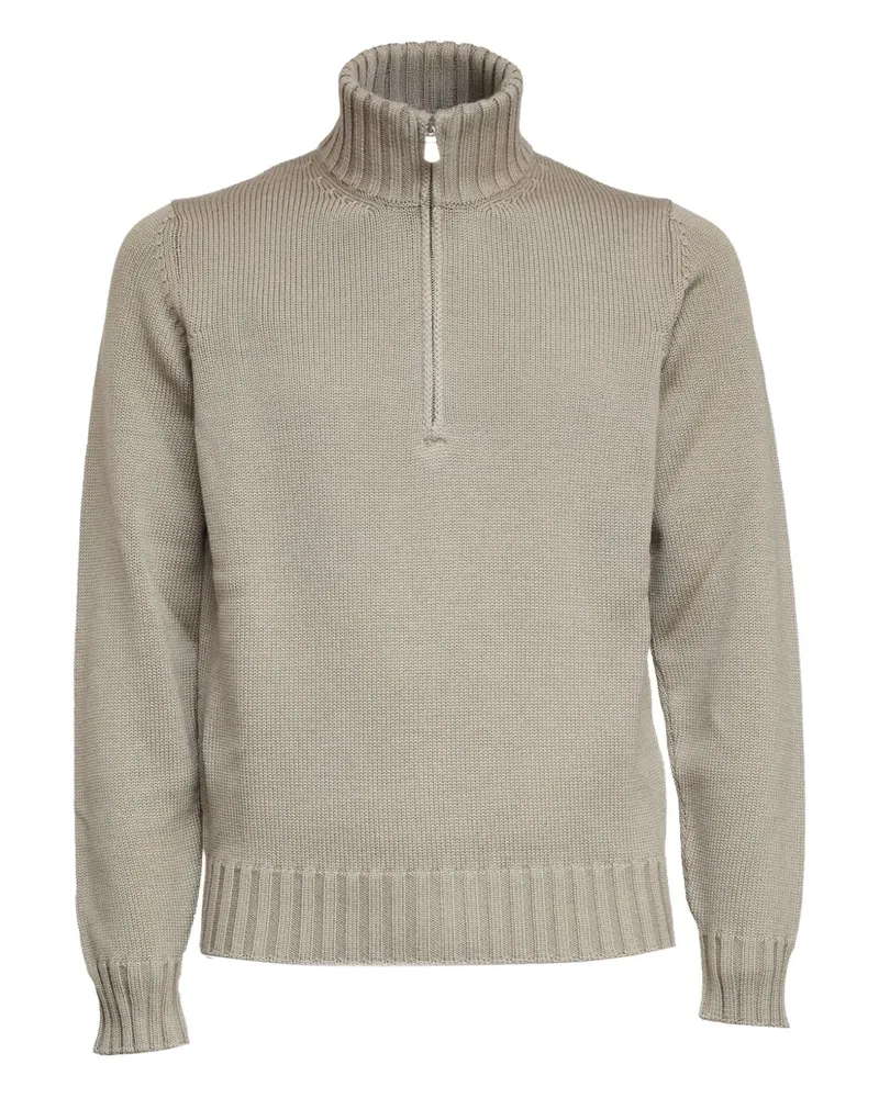 Filippo de Laurentiis Pullover mit Reißverschluss - Nude Nude